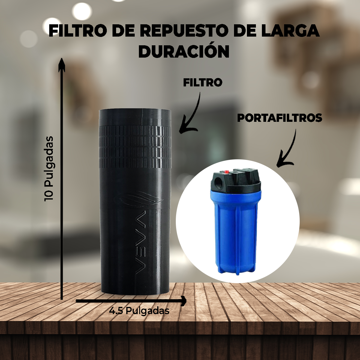 Filtro de LARGA DURACIÓN ¡Elige las medidas!