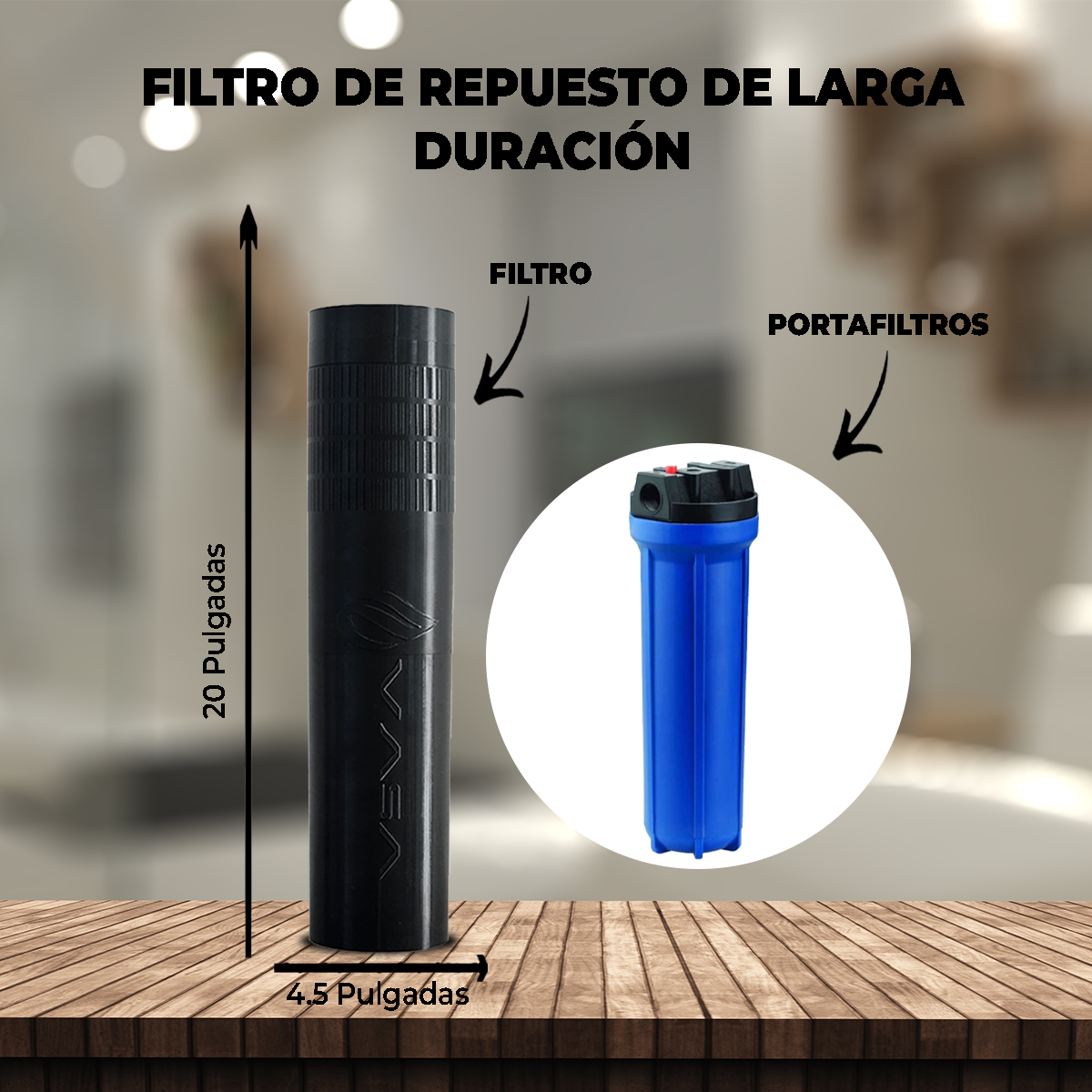 Filtro de LARGA DURACIÓN ¡Elige las medidas!